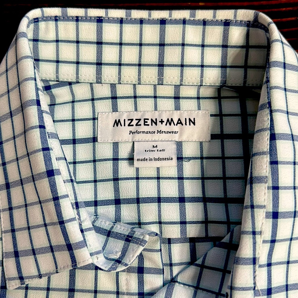 Mizzen and Main Leeward Medium Trim Tall Dress Shirt